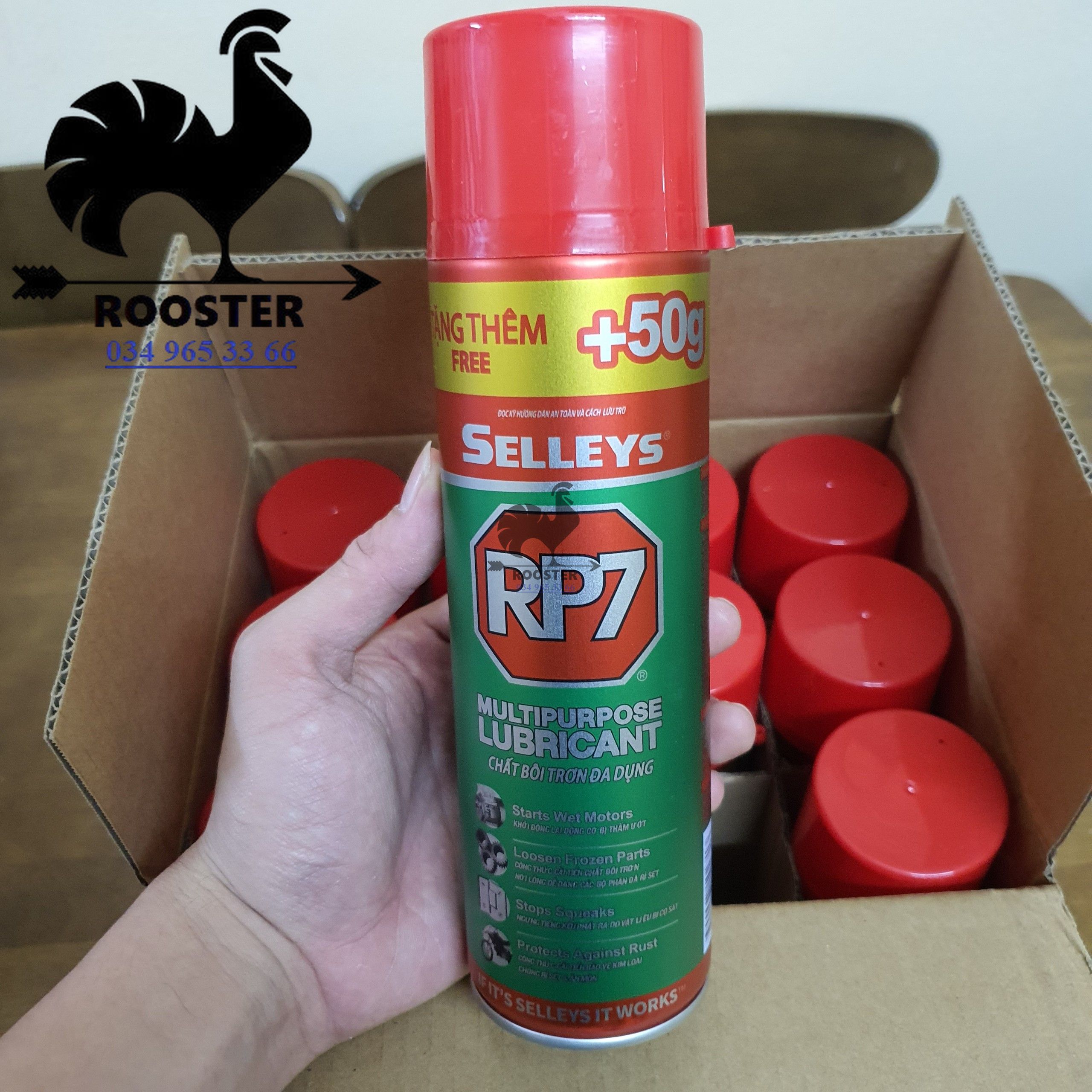 RP7 350GR Chai . Chống rỉ sét , bảo vệ kim loại chống ăn mòn .