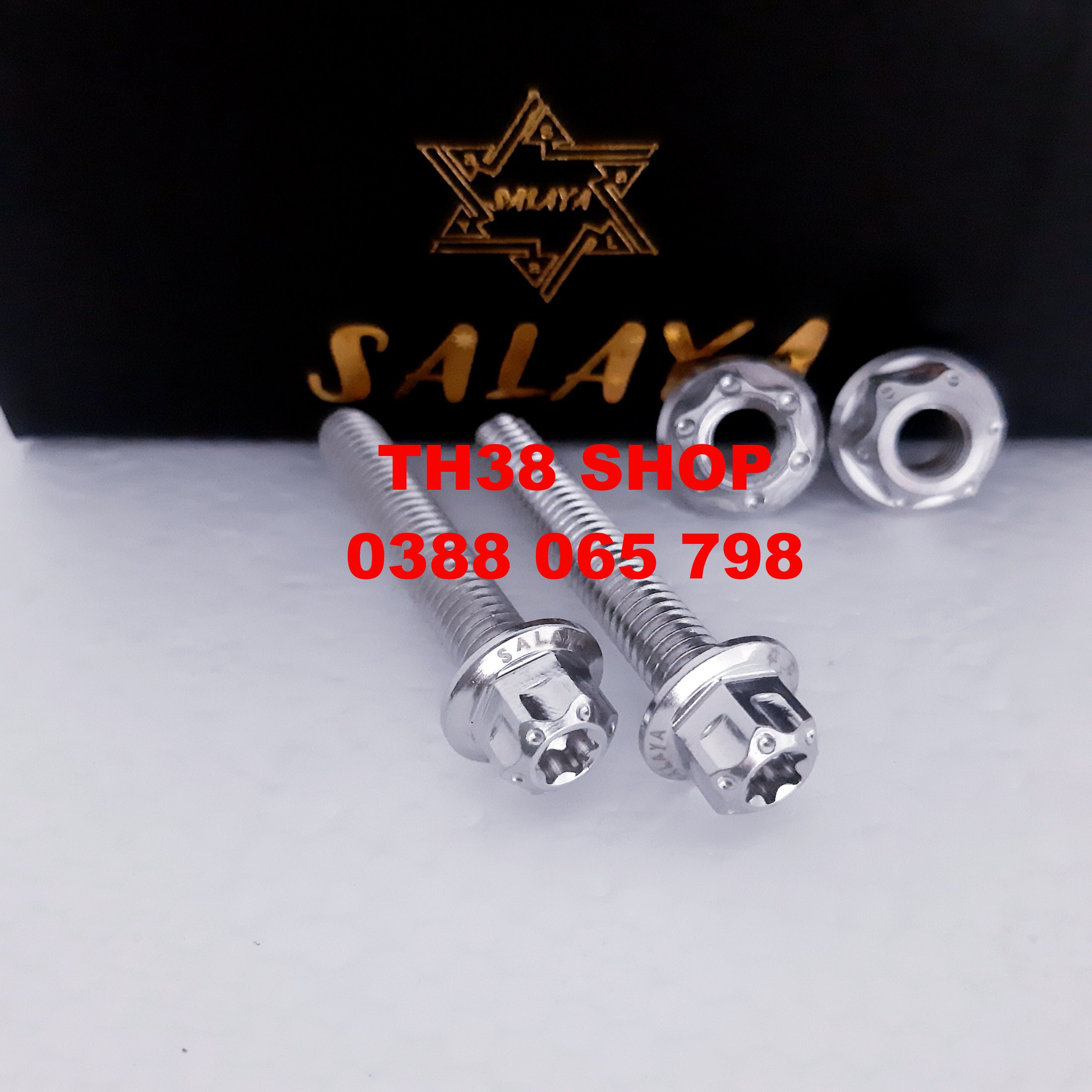 cặp cốt gác chân wave salaya [2 x 6ly40 + kèm tán]