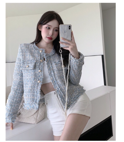 Áo dạ khoác Tweed ziczac cao cấp