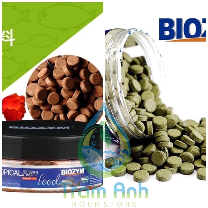 Biozym thức ăn dán kính cao cấp cho cá thủy sinh