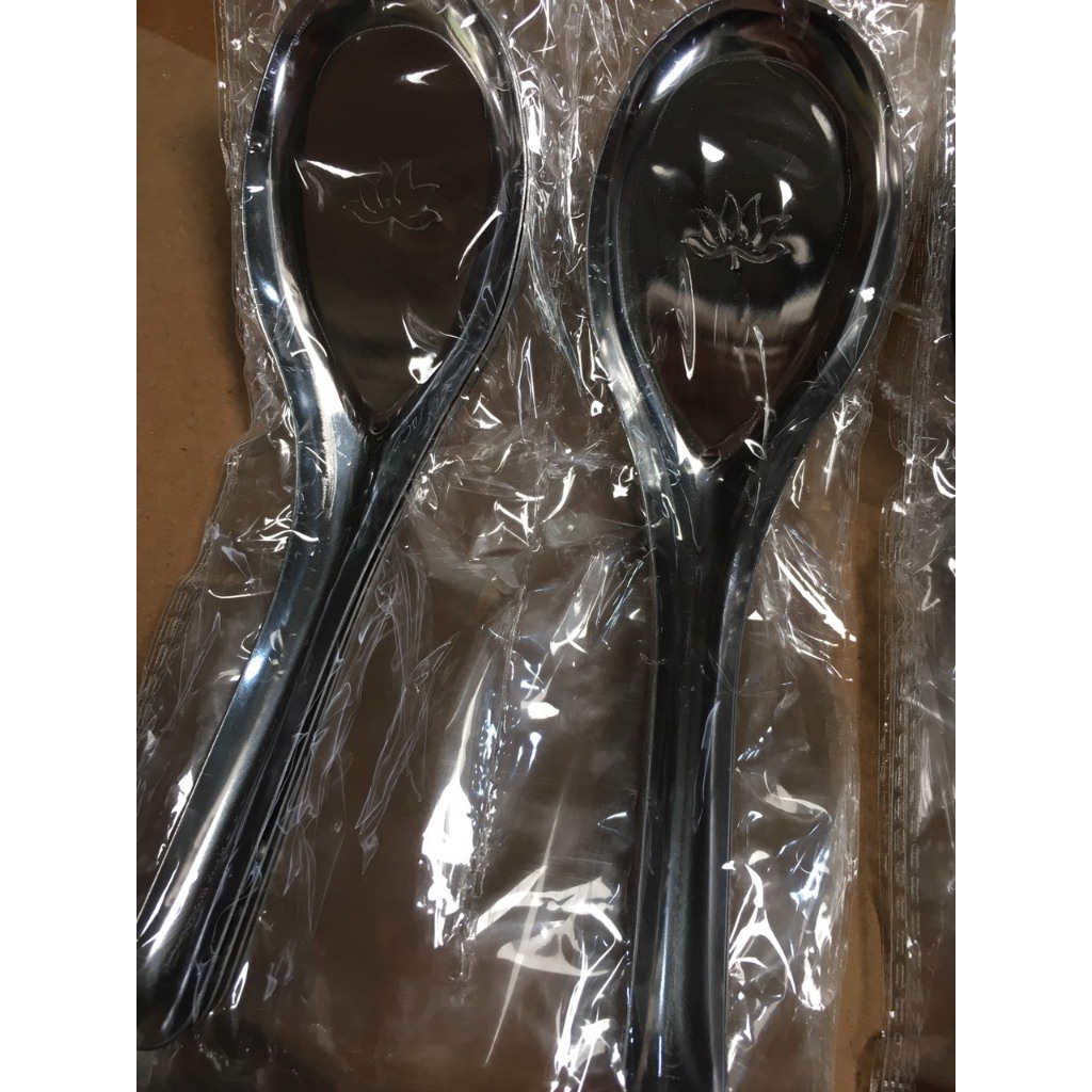 Thìa ăn cơm inox, sáng bóng không gỉ, môi phở