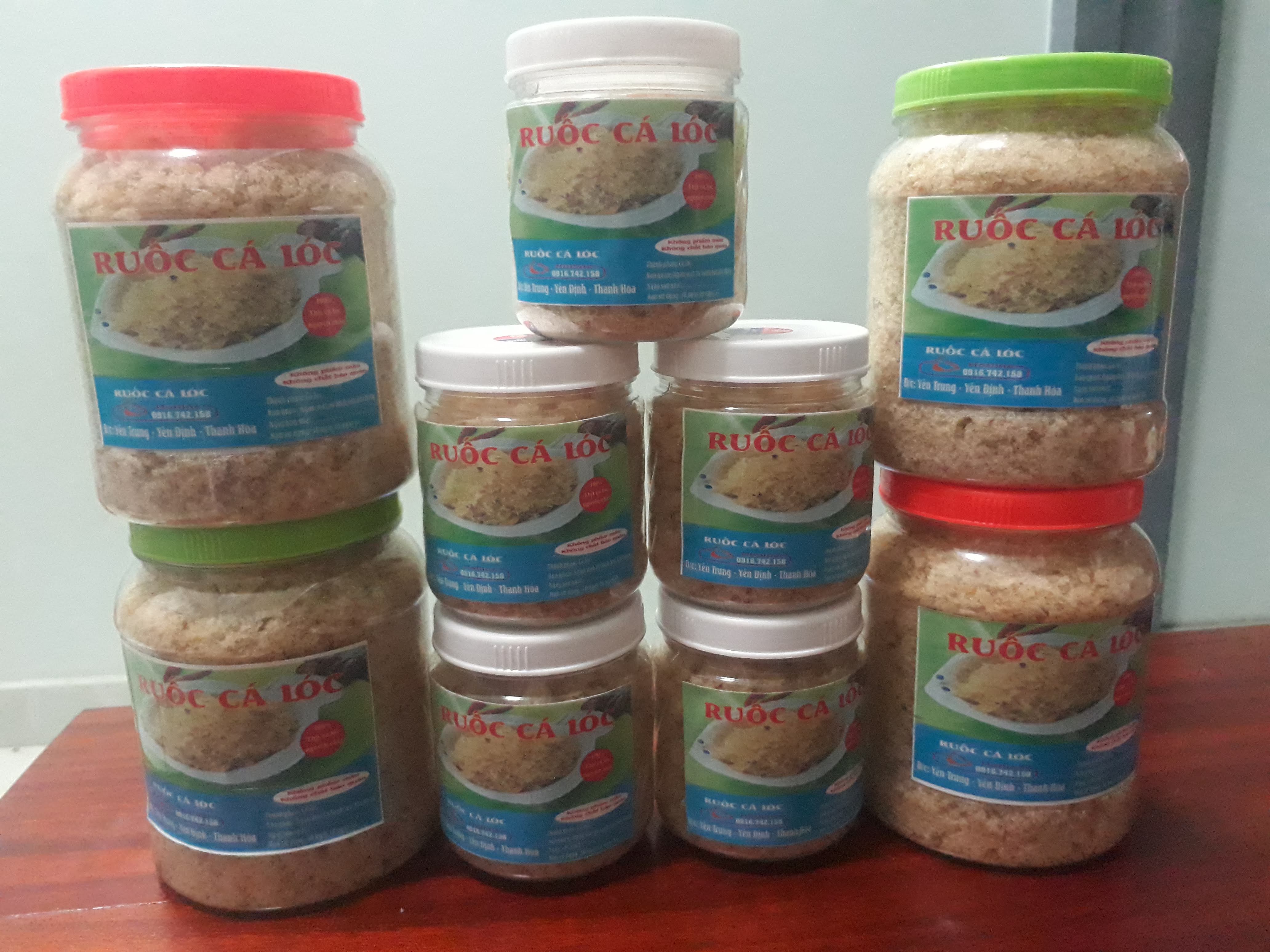 250GRAM RUỐC (CHÀ BÔNG) CÁ LÓC (100% THỊT CÁ LÓC NGUYÊN CHẤT) !