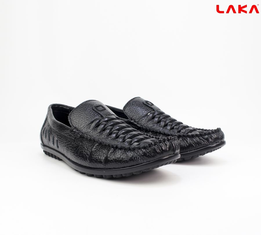 Giày lười nam da bò thật LAKA 110