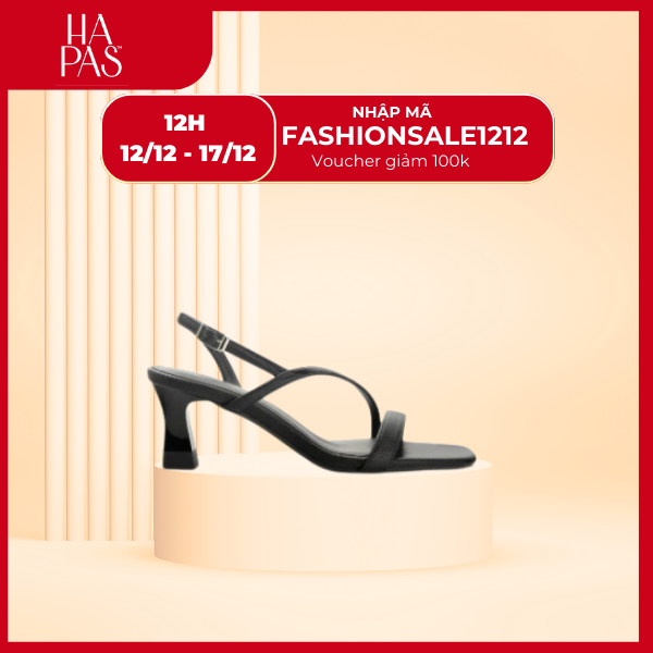 Chỉ 11h-13h 20.11- Nhập mã FALAZLIVE02- giảm 20% cho dh 400K tối đa 200k] -Sandals Quai Chéo Vân 5P HAPAS - SD23026