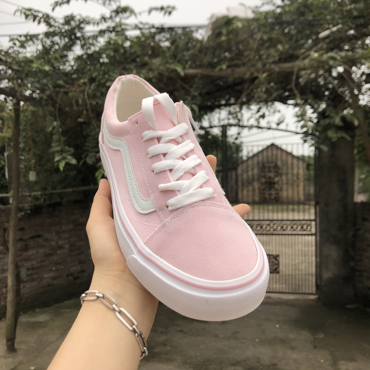 Giày Vans Tao Bao Hồng Full Box