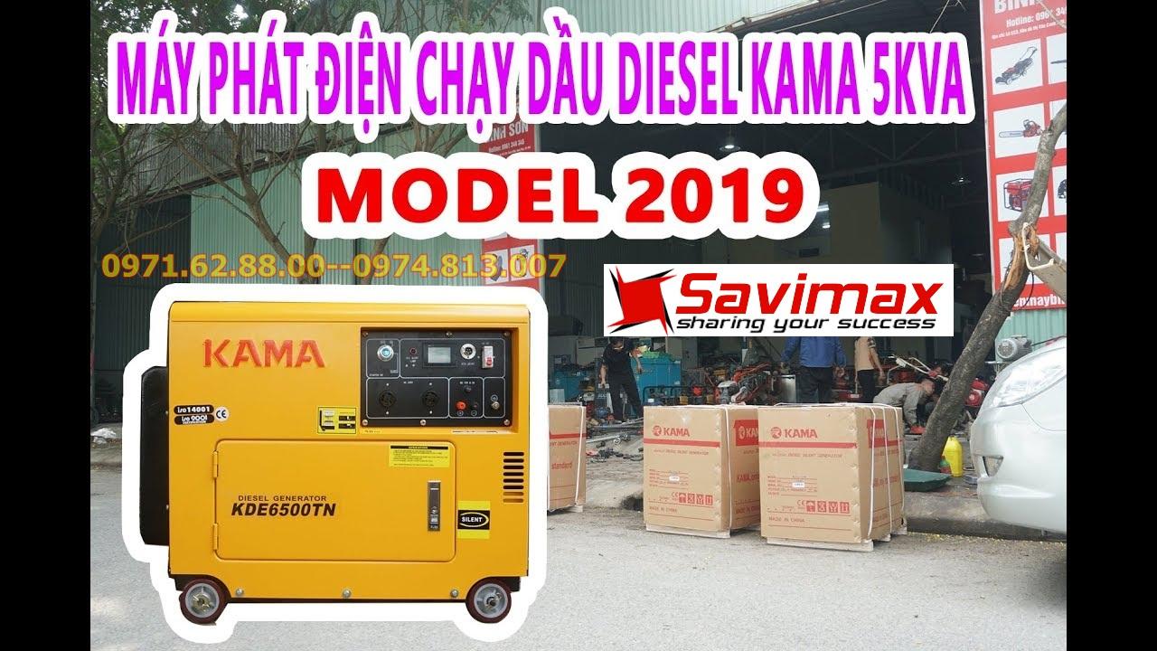 [Trả góp 0%]Máy phát điện dầu 5kw Kama 6500TN