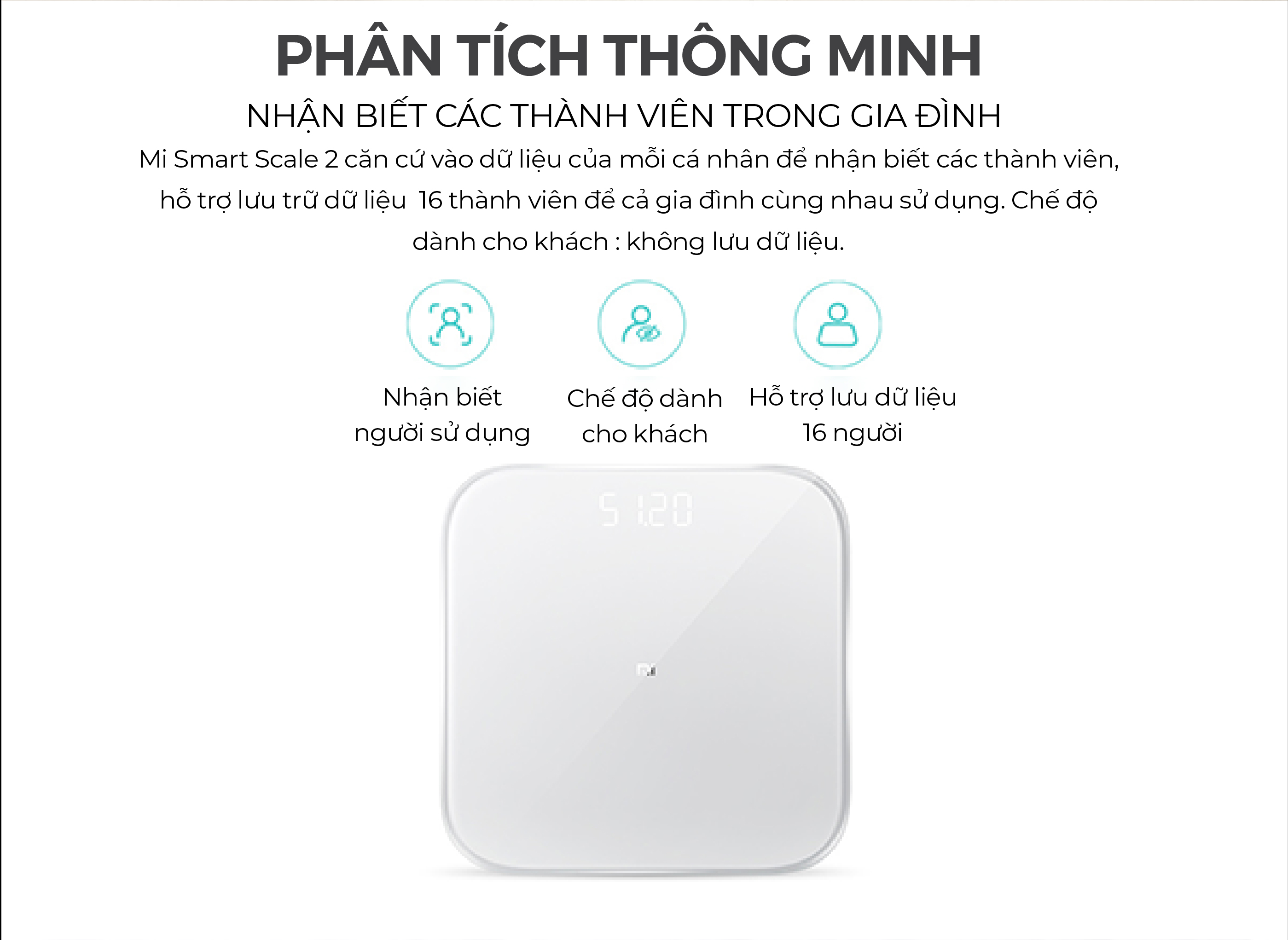 Cân thông minh Xiaomi Scale 2