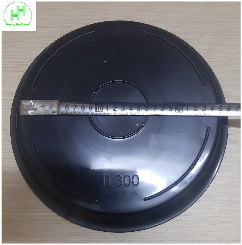 5 Khay (Đĩa) Lót Đế Chậu D300 - Màu Đen