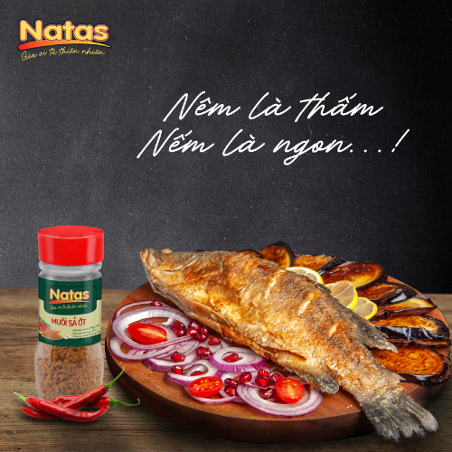 MUỐI SẢ ỚT NATAS gia vị đa năng (hũ 60g)
