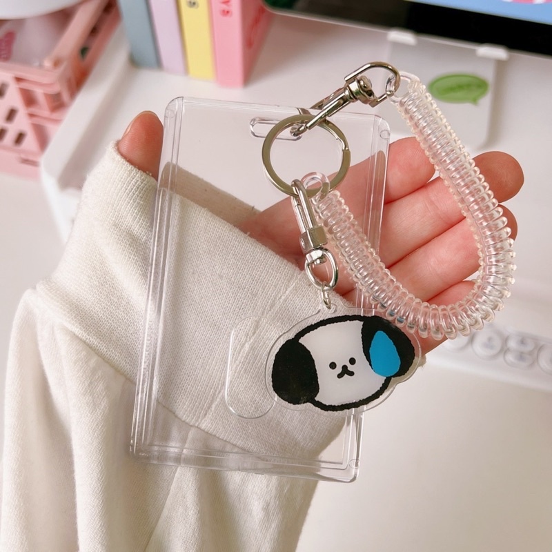 Móc Khoá Top Loader, Bao Trong Suốt Đựng Card, Ảnh Idol