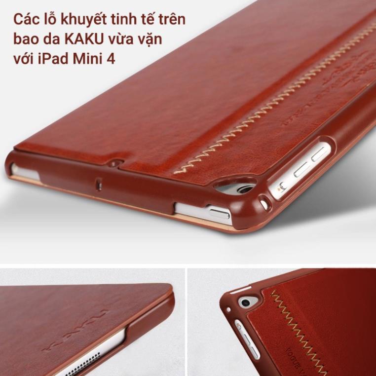 Bao Da  Trơn Cao Cấp Ipad Mini 4- Mini 5.