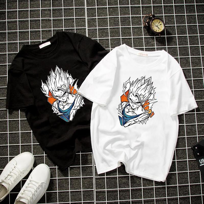 [Hoàn Tiền 15%] Áo thun Hàn Quốc in hình họa tiết goku chất vải dày mịn TEEVNT1542