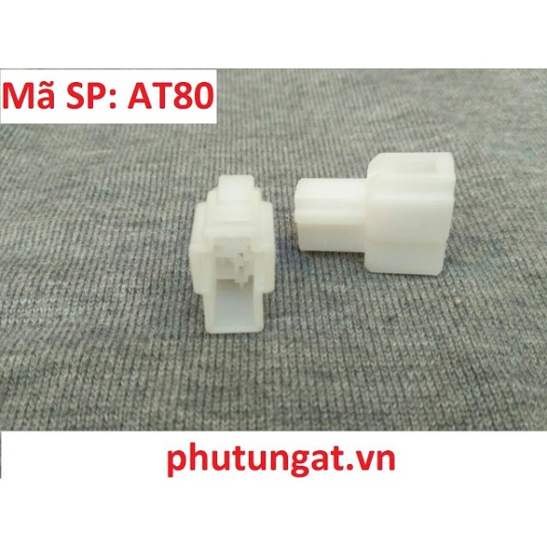 Nhựa Đầu Cái 2P 6.3 - AT80 ( 1 bịch / 10 Cái)