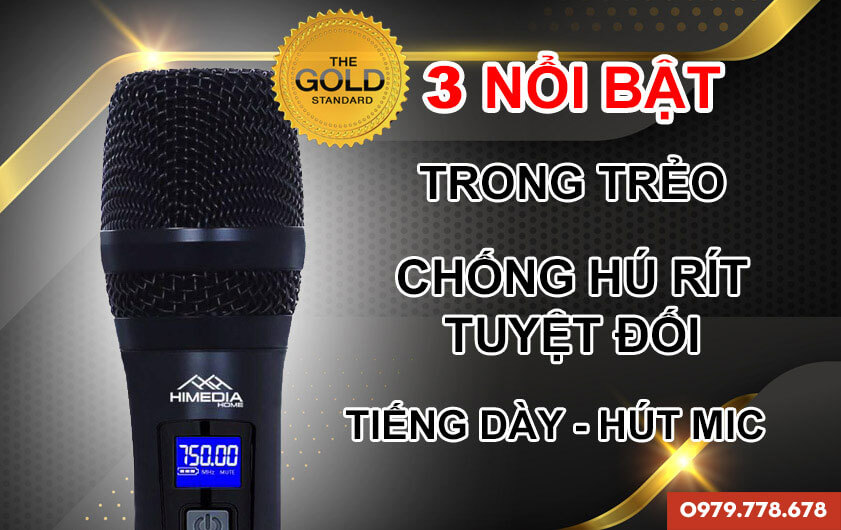 [HCM]Micro Himedia UHX7 - Micro không dây siêu hay