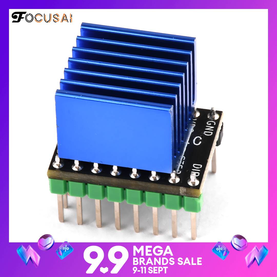 FocusAi 3D printer TMC2240 MKS TMC2209 intelligent silent stepper motor drive module with radiator, high current, high torque, DC4.5-36V