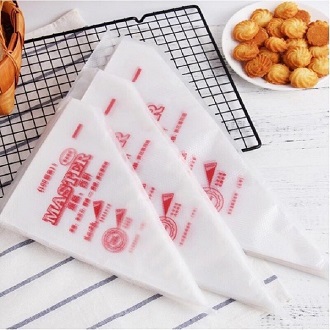 100 túi nilon bắt kem chữ