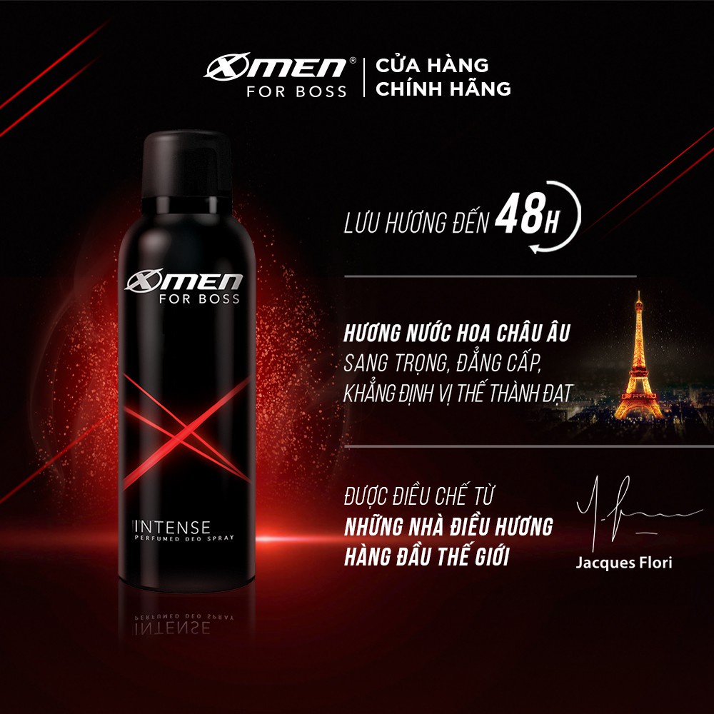 Xịt khử mùi X-Men For Boss 150ml