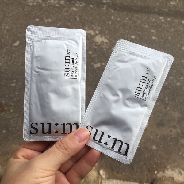 Mặt nạ thải độc da Su:m37 Hàn Quốc 2ml NPP Shoptido
