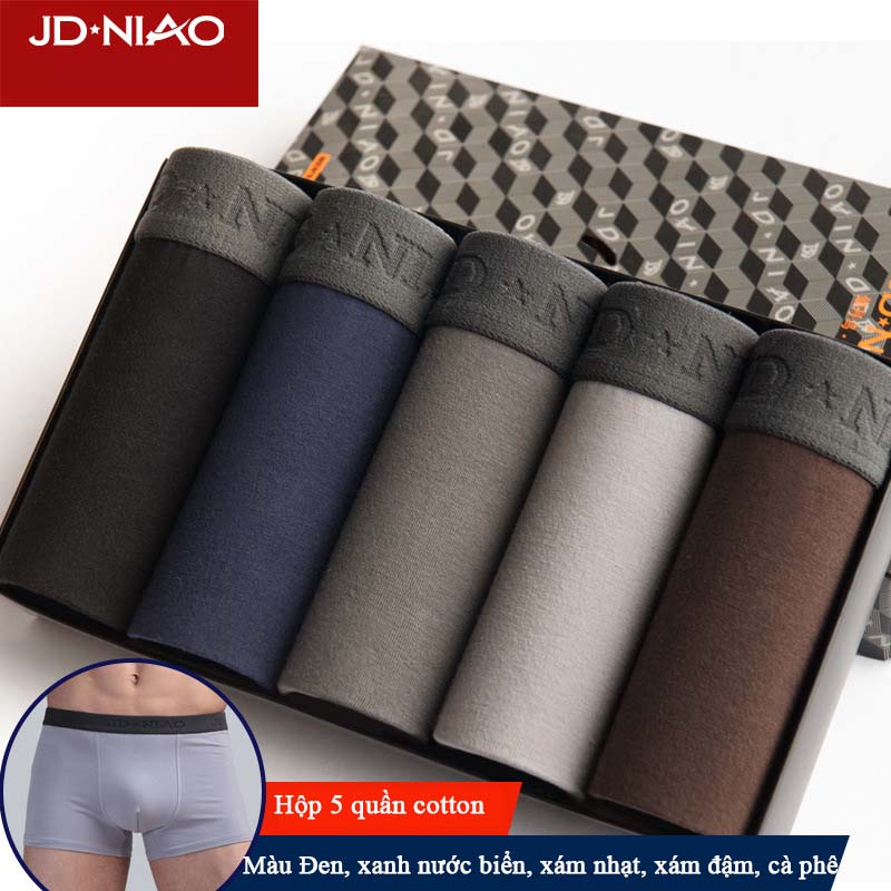 Hộp 5 Quần Sịp đùi nam, combo 5 quần sịp boxer nam