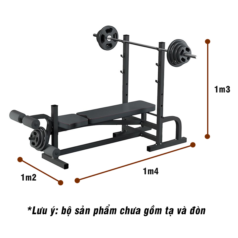 [ Trả góp 0% ] Ghế tập thể hình đa năng Gymlink Strong GY-188