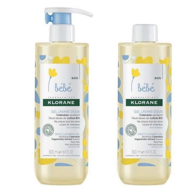 Sữa tắm gội cho bé BeBe klorane 500ml