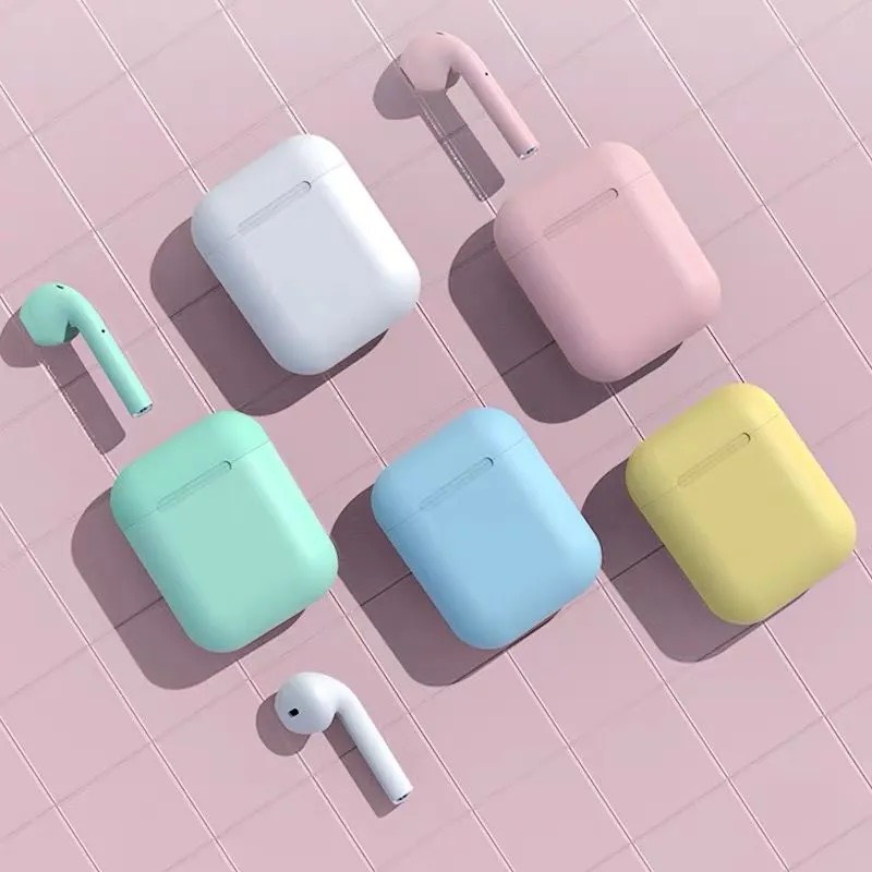 Tai Nghe i12 kết nối bluetooth có các màu sắchafng đẹp hot phong cách trẻ trung Mi-12