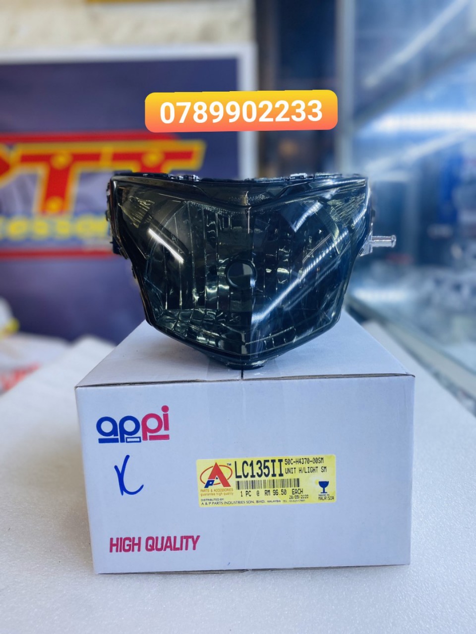 CHOÁ ĐÈN PHA EX135 5S APPI KHÓI