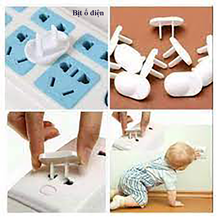 Combo 10 nút bịt ổ điện an toàn cho bé