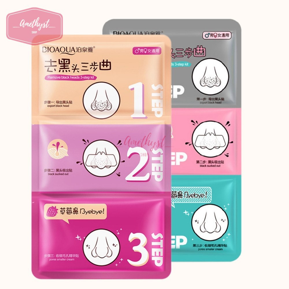 01 Step lột mụn mũi Bioaqua