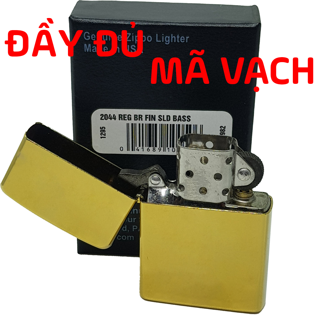 Bật Lửa Zippo Gold Plated Genuine Mỹ B-17