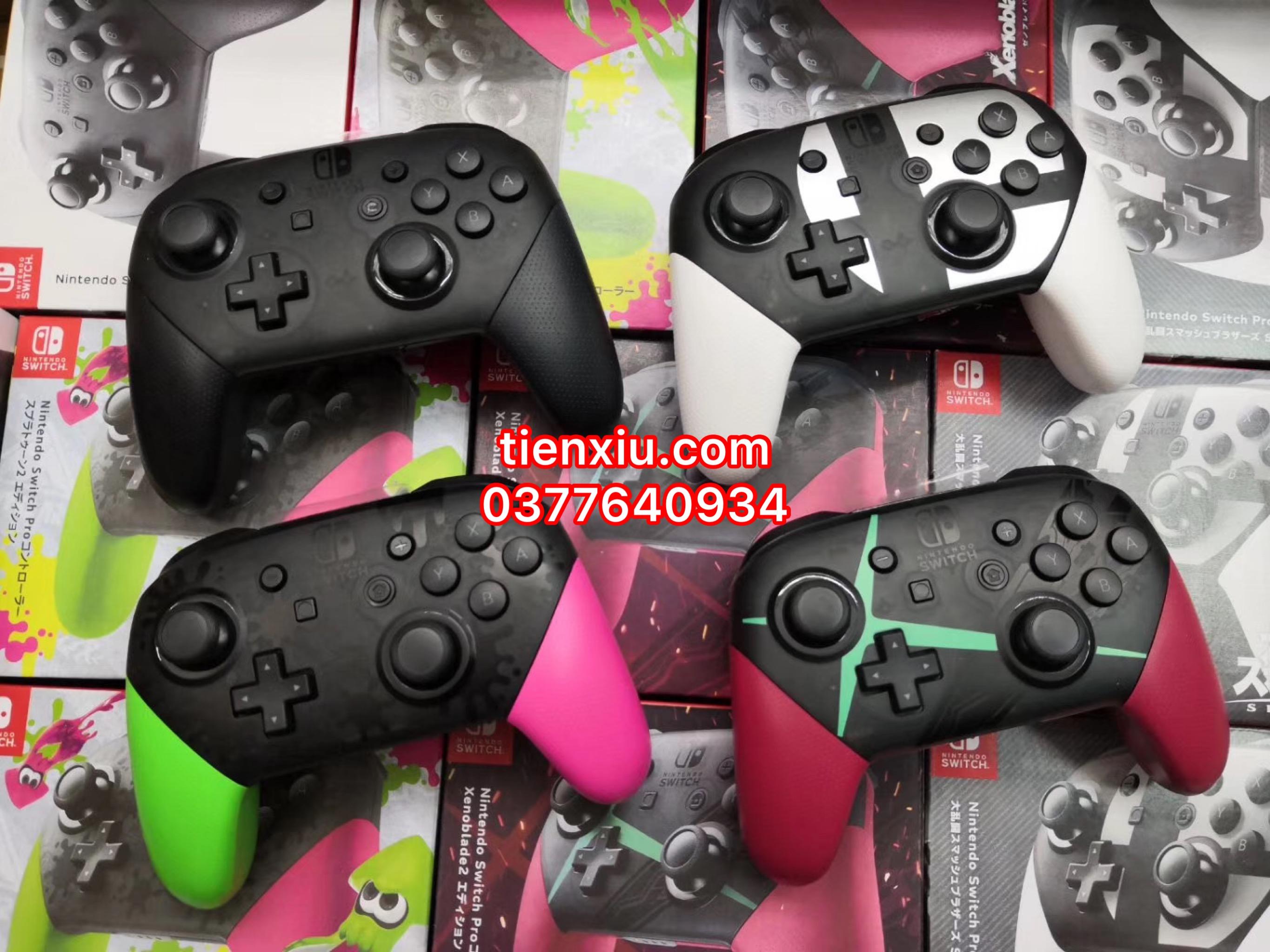 tay cầm switch pro controller cao cấp cho Nintendo Switch Lite Pro controller tay (NOT ORIGINAL) Random color giao mầu ngẫu nhiên Nintendo Switch Pro Oled Lite Controller Rep high coppy