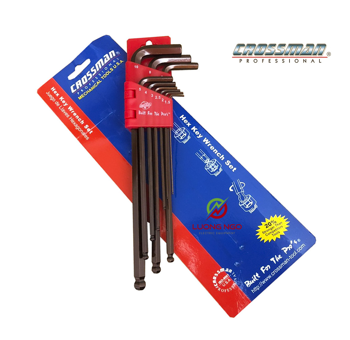 Bộ lục giác bi 9 chi tiết 1.5-10mm  Crossman