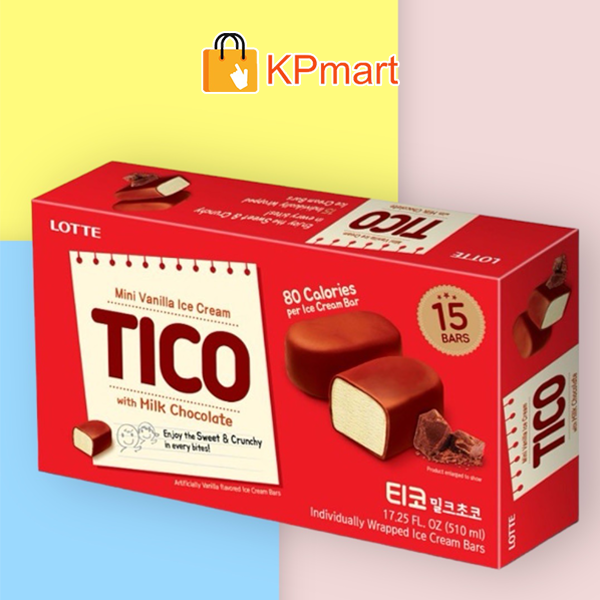 Kem viên socola hàn quốc lotte tico 510ml