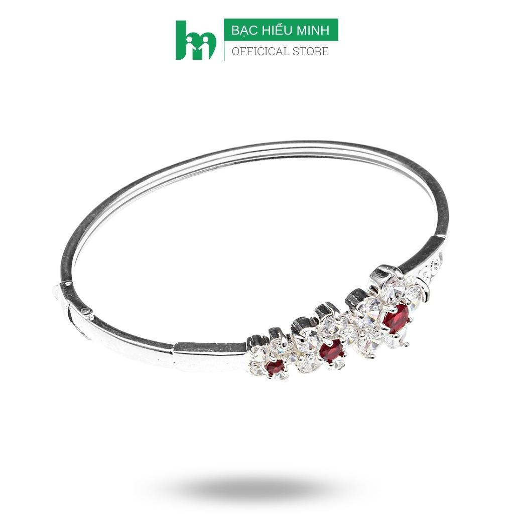 Lắc tay kiềng bạc nữ ltu306s bạc hiểu minh