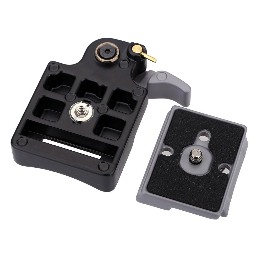 Camera 323 Quick Release Clamp Adapter  + Quick Release Plate Compatible for Manfrotto 200PL-14 Compat Plate