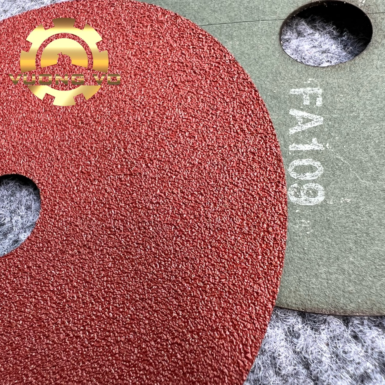 Disc abrasive 1 round fork 100mm 16mm shaft hole