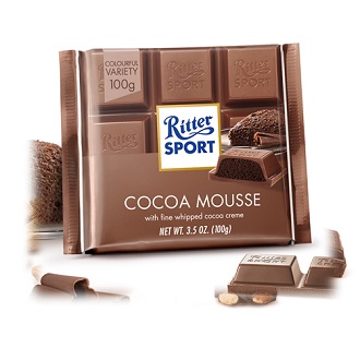 Socola Ritter Sport Colofull thanh 100gr (đủ vị)