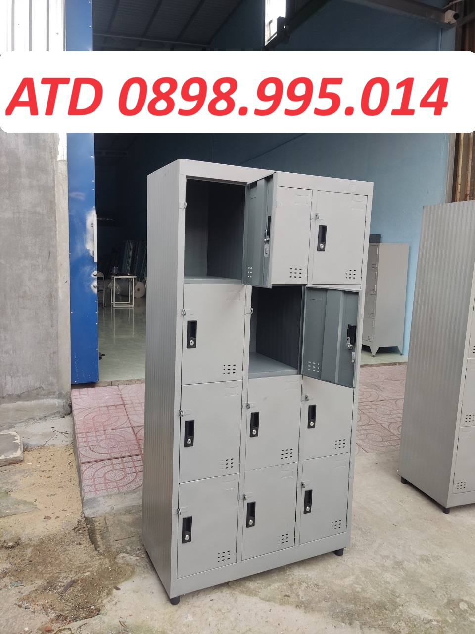 Tủ locker 15,12,10,8,6,4,2 ngăn Tủ sắt cho nhân viên để đồ có chìa khóa mỗi ô cho nhân viên giá rẻ tận xưởng HCM