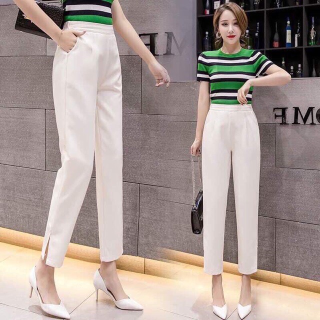 Quần Baggy Xẻ Gấu Siêu Đẹp