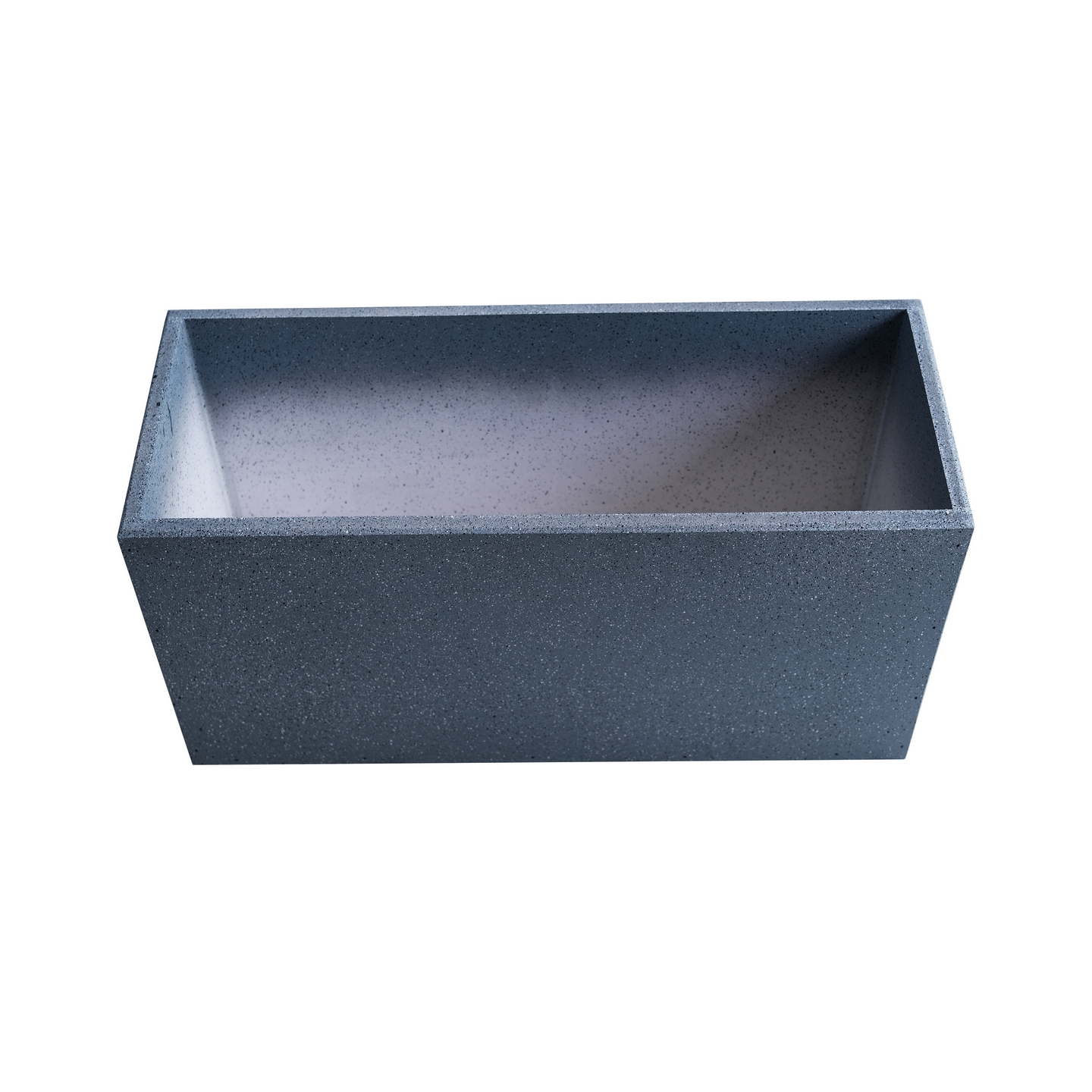 Chậu composite nuôi cá chữ nhật 50*20*25,( màu giả đá) Home Việt
