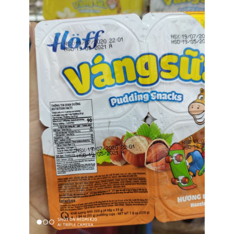 (Date Mới  T2/2022)Váng Sữa Hoff Cho Bé Từ 6 Tháng Tuổi