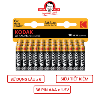 Bộ 36 Pin tiểu Kodak Alkaline AAA điện thế 1.5V Uncle Bills IB0239 chính thumbnail