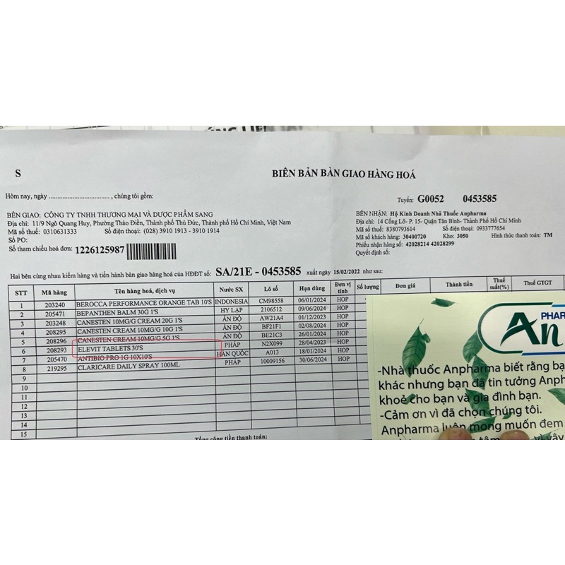 [ Chính Hãng ] Vitamin bổ bầu Elevit Bayer - Hộp 30 viên
