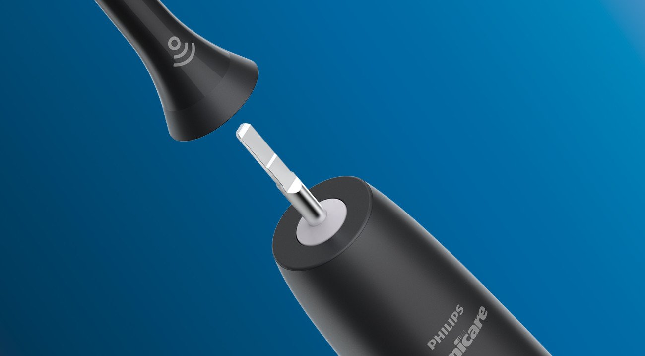 Đầu bàn chải điện Philips Sonicare W Diamond Clean Black [Hàng Mỹ]