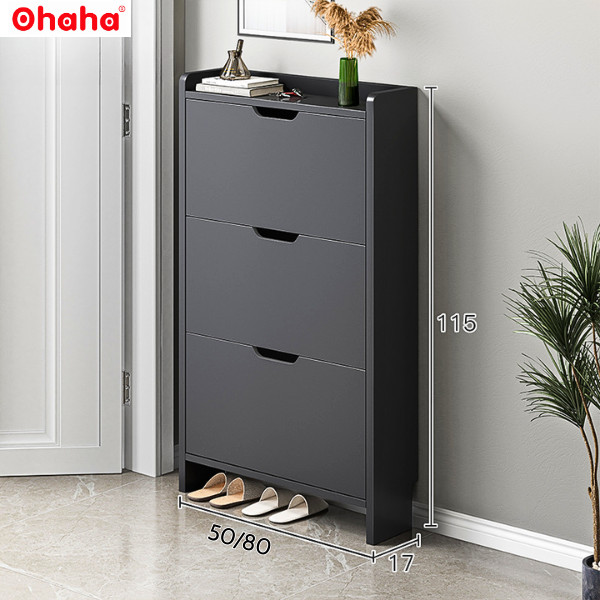 [ Freeship HCM]  [ Kèm ảnh thực tế ] Tủ giày thông minh siêu mỏng cao cấp Ohaha - TGCC022