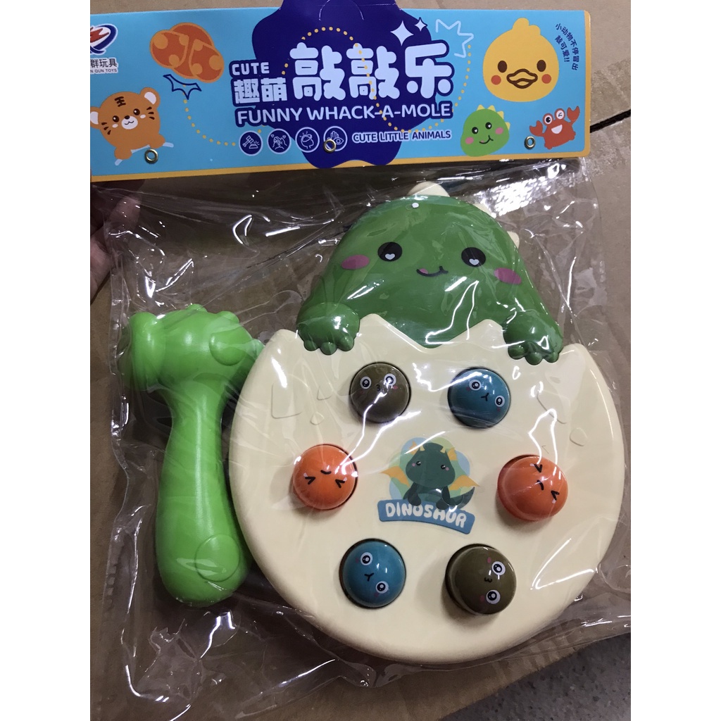 Đồ chơi đập chuột hình Bọ Rùa, Trứng Khủng Long,pikachu cho các bé yêu