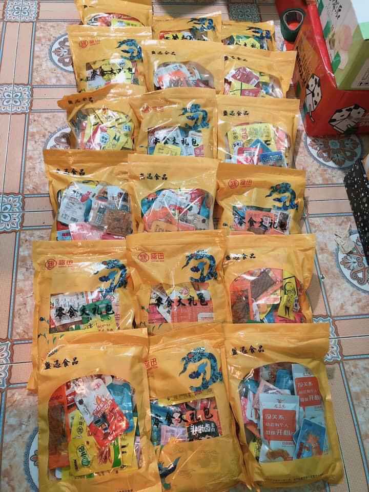 sét ăn vặt hàng nội địa 36 món