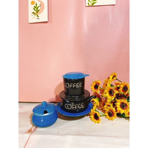 Bộ Phin Pha Cà Phê Gốm Sứ Bát Tràng