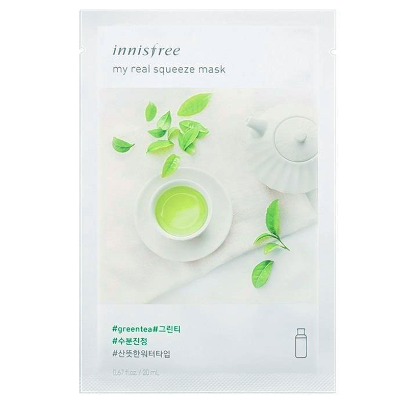 Bộ mặt nạ giấy Innisfree My Real Squeeze Mask 5 miếng