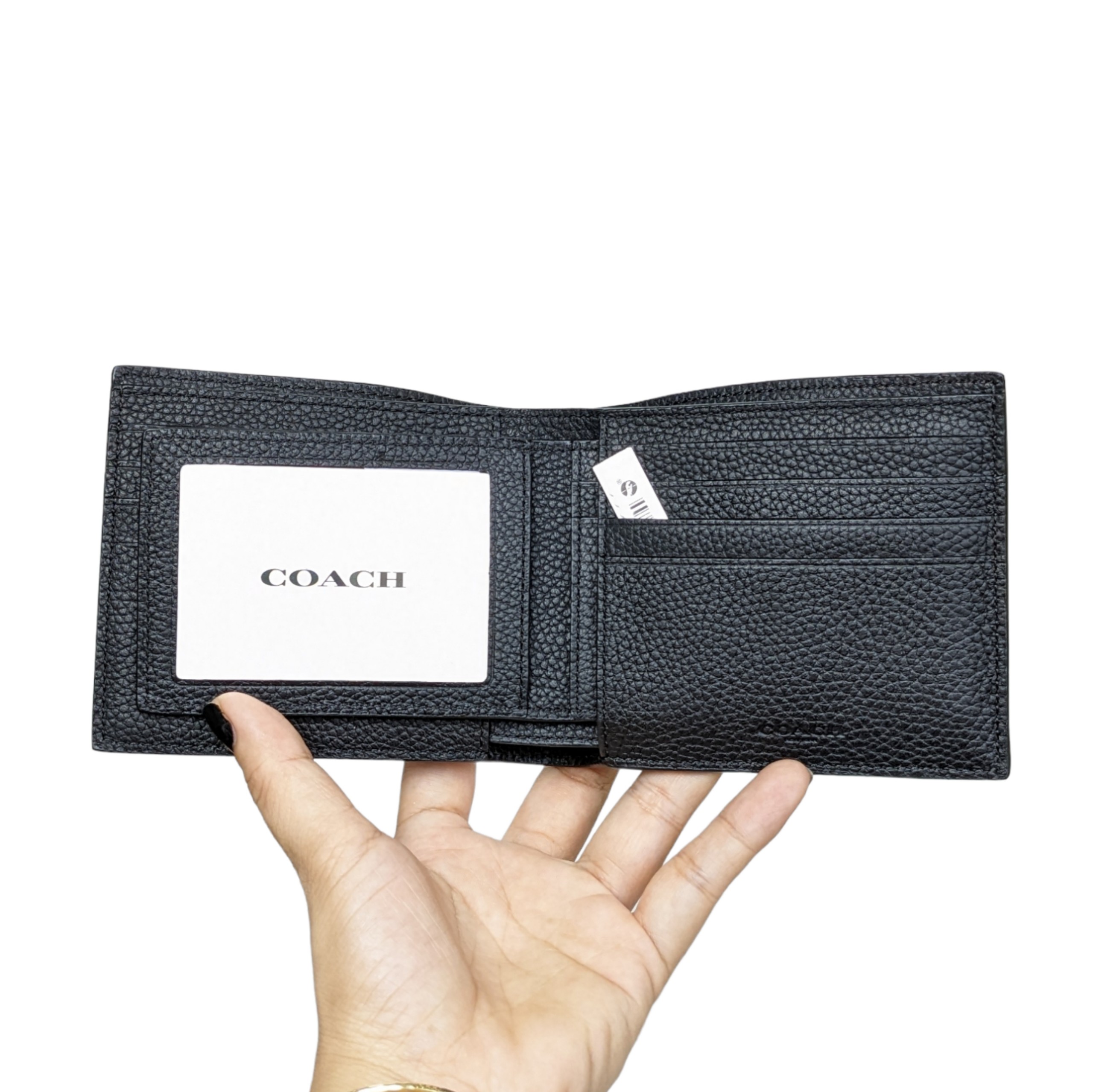 VÍ COACH DOUBLE BILLFOLD FULLBOX CHÍNH HÃNG